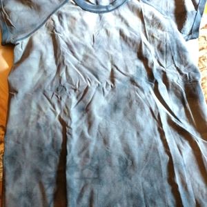 Lululemon blue tie-dye shirt